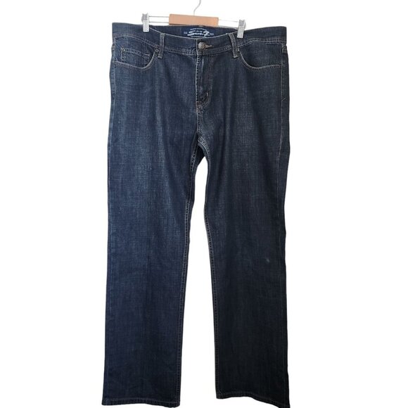 Seven7 Jeans Mens Size 38x34 (33)‎ Straight Fit Premium Denim Stretch Pants Blue - Picture 1 of 12